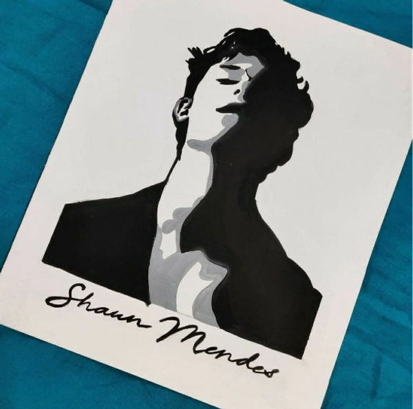 Shawn Mendes- Shadow Portrait 